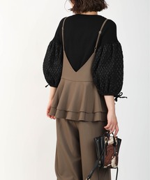 PICCIN | バックフリルサロペット(サロペット/オーバーオール)