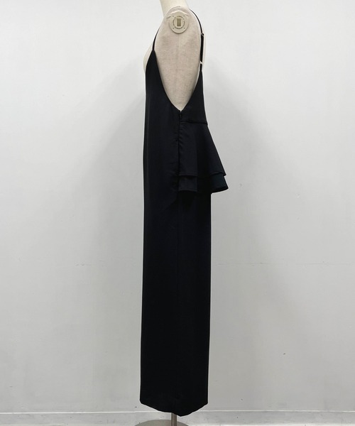 PICCIN（ピッチン）の「バックフリルサロペット（サロペット/オーバーオール・レディース・ブラック/モカ・M）」の21枚目の写真