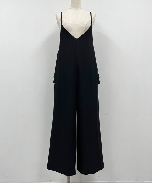 PICCIN（ピッチン）の「バックフリルサロペット（サロペット/オーバーオール・レディース・ブラック/モカ・M）」の20枚目の写真