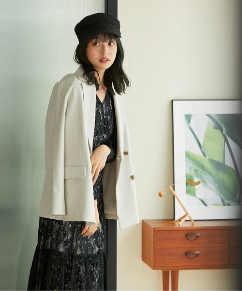 PROPORTION BODY DRESSING（プロポーションボディドレッシング）の「テーラージャケット / 1212250500（テーラードジャケット・レディース・ベージュ/ネイビー/ブラウン・SMALL/MEDIUM）」の5枚目の写真