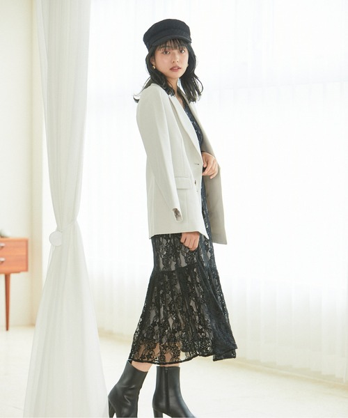 PROPORTION BODY DRESSING（プロポーションボディドレッシング）の「テーラージャケット / 1212250500（テーラードジャケット・レディース・ベージュ/ネイビー/ブラウン・SMALL/MEDIUM）」の4枚目の写真