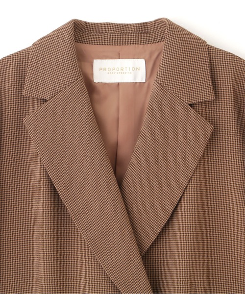 PROPORTION BODY DRESSING（プロポーションボディドレッシング）の「テーラージャケット / 1212250500（テーラードジャケット・レディース・ベージュ/ネイビー/ブラウン・SMALL/MEDIUM）」の16枚目の写真