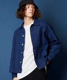 unrelaxing | オーバーサイズビッグシルエットデニムジャケット(デニムジャケット)