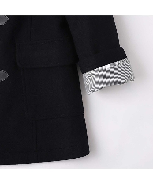 EASTBOY（イーストボーイ）の「【ダッフルコート】アンゴラ混 制服 高校生 中学生 通学 スクール JK セール（ダッフルコート・キッズ・ネイビー/チャコール・11号/9号/7号）」の3枚目の写真