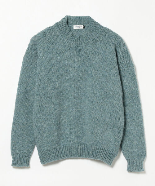 MACALASTAIR（マカラスター）の「Macalastair × BEAMS F / ウールシルク モックネックニット（ニット/セーター・メンズ・レッド/ライトブルー・36/38）」の11枚目の写真
