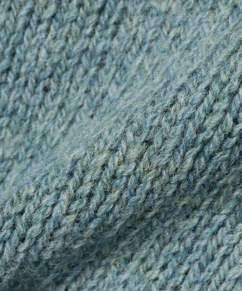 MACALASTAIR（マカラスター）の「Macalastair × BEAMS F / ウールシルク モックネックニット（ニット/セーター・メンズ・レッド/ライトブルー・36/38）」の13枚目の写真