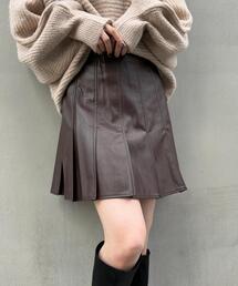 INGNI | フェイクレザープリーツスカパン(スカート)