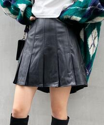 INGNI | フェイクレザープリーツスカパン(スカート)