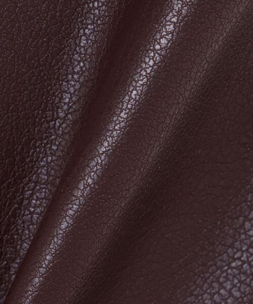 INGNI（イング）の「フェイクレザープリーツスカパン（スカート・レディース・ブラック/ブラウン/アイボリー・FREE）」の11枚目の写真