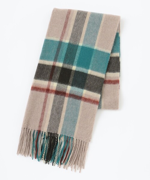 ANY（エニィ）の「【WEB限定カラー有】ウールカシミアブレンドストール（マフラー・レディース・黄土色系/ダークブラウン系5/カーキ系5/ブルー系5/ピンク系5/アイボリー系/レッド系5/グレー系5/ライラック系/こしょう色系5・F）」の15枚目の写真