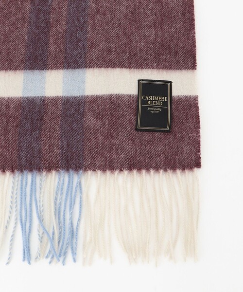 ANY（エニィ）の「【WEB限定カラー有】ウールカシミアブレンドストール（マフラー・レディース・黄土色系/ダークブラウン系5/カーキ系5/ブルー系5/ピンク系5/アイボリー系/レッド系5/グレー系5/ライラック系/こしょう色系5・F）」の17枚目の写真