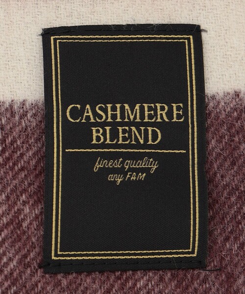 ANY（エニィ）の「【WEB限定カラー有】ウールカシミアブレンドストール（マフラー・レディース・黄土色系/ダークブラウン系5/カーキ系5/ブルー系5/ピンク系5/アイボリー系/レッド系5/グレー系5/ライラック系/こしょう色系5・F）」の18枚目の写真