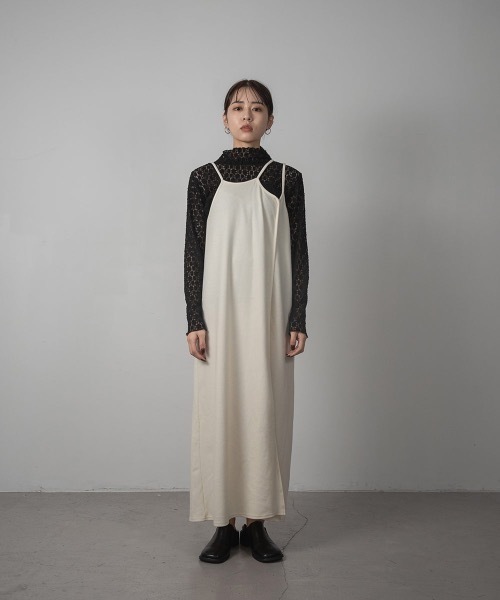 ami lamie アミアミ ノースリーブ ワンピース 115cm フレア ami amie ワンピース ノースリーブギザギザＡラインワンピース キッズ