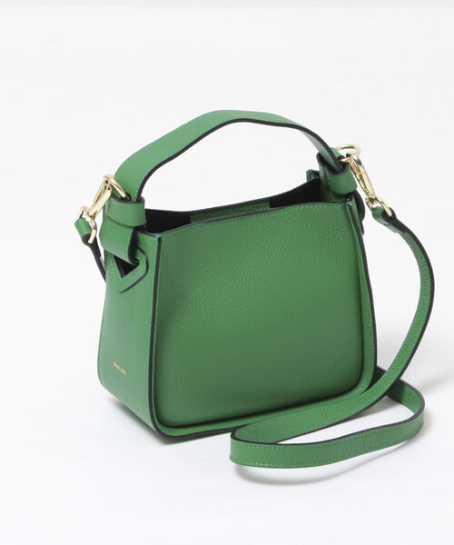 NOLLEY’S（ノーリーズ）の「【MARANT/マラント】スクエアワンハンドルバッグ（ハンドバッグ・レディース・キャメル/ミント/ブラック・FREE）」の3枚目の写真