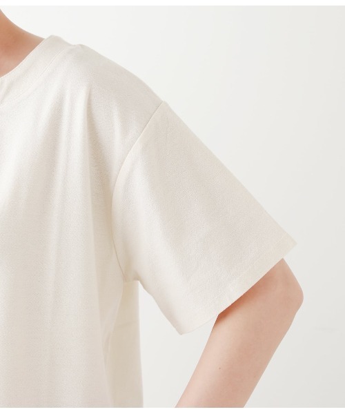 NEWYORKER（ニューヨーカー）の「ジョーゼット 2WAYカットソー（Tシャツ/カットソー・レディース・モスグリーン/アイボリー・M/L）」の6枚目の写真