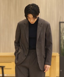 KASHIYAMA | TRABEST TWEED/GRAY2Bジャケット(テーラードジャケット)