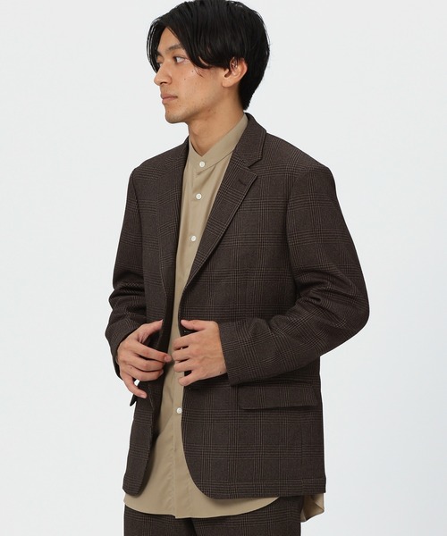 KASHIYAMA（カシヤマ）の「TRABEST TWEED/GRAY2Bジャケット（テーラードジャケット・メンズ・ブラウン/グレー・マルチサイズ）」の5枚目の写真