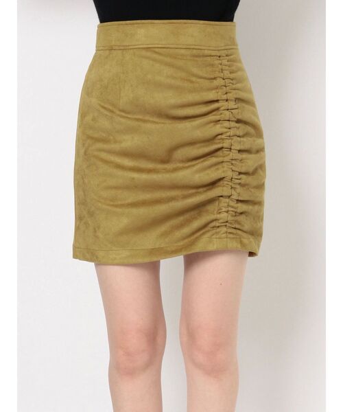 RESEXXY（リゼクシー）の「ギャザーポイントミニスカート（スカート・レディース・ブラック/アイボリー/その他1/マスタード・FREE）」の14枚目の写真