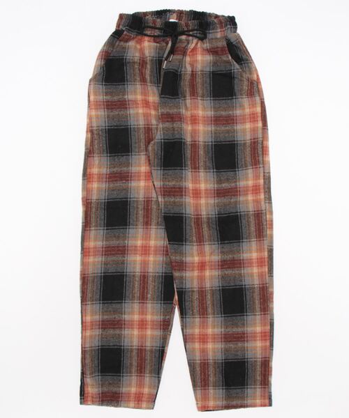 RiNc （リンク）の「【 GGD 】 チェック ワイド テーパードパンツ（その他パンツ・メンズ・ブラック系その他/ブラウン系その他2/グレー系その他/ブラウン系その他・FREE）」の12枚目の写真