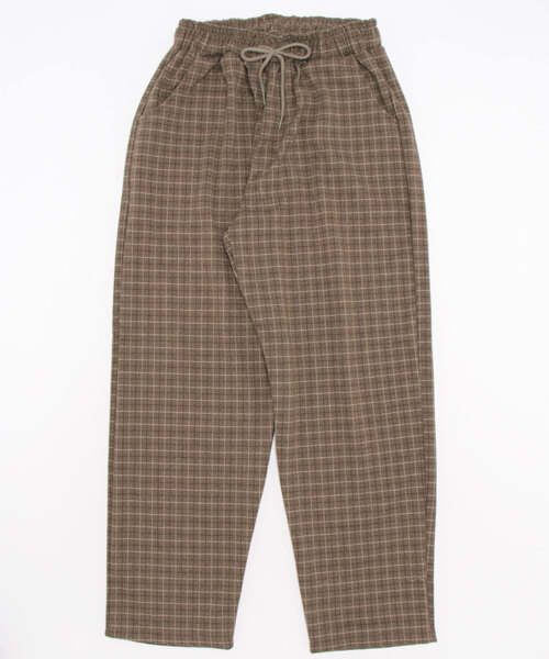 RiNc （リンク）の「【 GGD 】 チェック ワイド テーパードパンツ（その他パンツ・メンズ・ブラック系その他/ブラウン系その他2/グレー系その他/ブラウン系その他・FREE）」の15枚目の写真