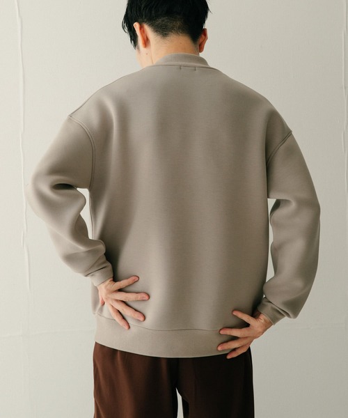 ITEMS URBANRESEARCH(アイテムズ アーバンリサーチ)の「ダンボール天竺 ハイネックプルオーバー(スウェット・メンズ・ネイビー/ブラック/ベージュ・LARGE/MEDIUM)」の17枚目の写真