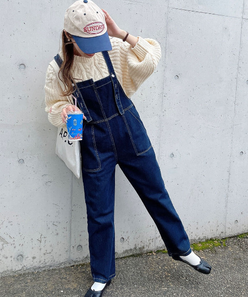 アシンメトリーデニムサロペット / オーバーオール アシメデザイン デニムサロペ オールインワン(サロペット/オーバーオール)|ISOOK(アイスー) アシンメトリーデニムサロペット / オーバーオール アシメデザイン デニムサロペ オールインワン(サロペット/オーバーオール)|ISOOK(アイスー)