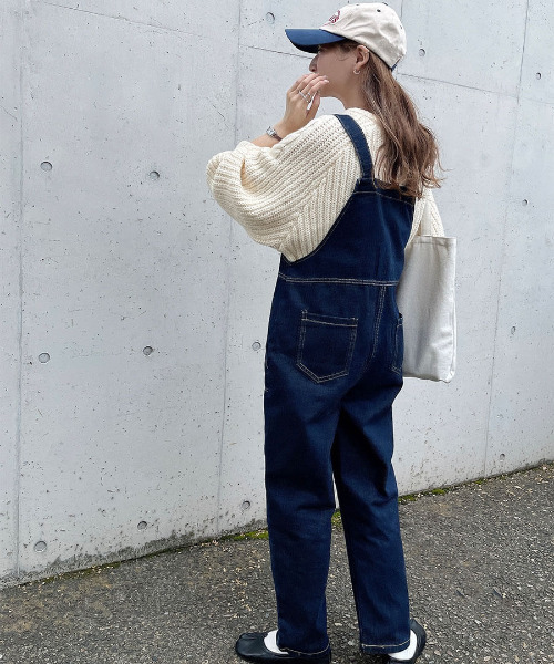 アシンメトリーデニムサロペット / オーバーオール アシメデザイン デニムサロペ オールインワン(サロペット/オーバーオール)|ISOOK(アイスー) アシンメトリーデニムサロペット / オーバーオール アシメデザイン デニムサロペ オールインワン(サロペット/オーバーオール)|ISOOK(アイスー)