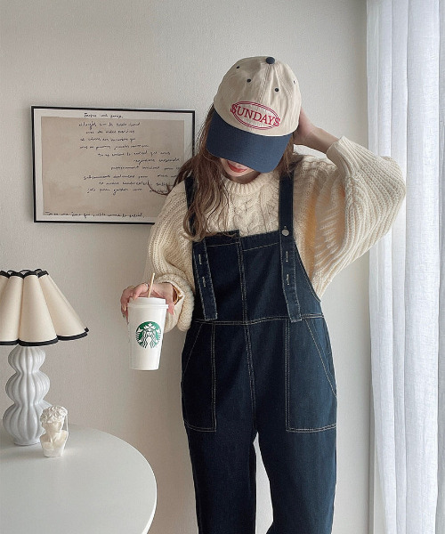 アシンメトリーデニムサロペット / オーバーオール アシメデザイン デニムサロペ オールインワン(サロペット/オーバーオール)|ISOOK(アイスー) アシンメトリーデニムサロペット / オーバーオール アシメデザイン デニムサロペ オールインワン(サロペット/オーバーオール)|ISOOK(アイスー)