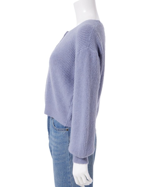 Edit Sheen（エディットシーン）の「ダブルパールボタンボリュームニットカーデ（カーディガン/ボレロ・レディース・ホワイト/ベージュ/ブルー系その他5/レッド・M）」の13枚目の写真