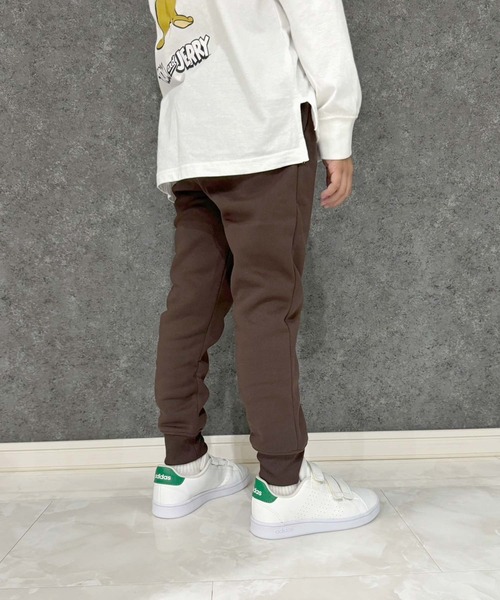 THE CASUAL（カジュアル）の「【ユニセックス】2タイプ　裏起毛スウェットパンツ（スウェットパンツ・キッズ・グレイッシュベージュ/ネイビー系/ブラック/グレー系1/ダークグリーン/ベージュ/グレー系/ヘザーチャコール/ダークグリーン系/キャメル/ブラック系/ネイビー/ブラウン系1/杢グレー/ベージュ系/ブラウン/チャコール/ブラウン系/ベージュ系1/グレー系2・160cm/140cm/120cm/150cm/130cm/110cm）」の10枚目の写真