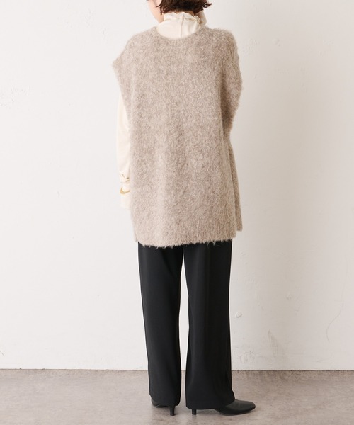 Omekashi（オメカシ）の「イージースラックス（スラックス・レディース・アイボリー/ブルー/ブラック/グリーン/チャコールグレー・36/38）」の20枚目の写真