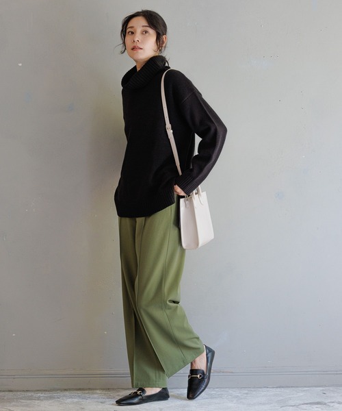 LEPSIM（レプシィム）の「スクエアハンドルショルダー　163398（ショルダーバッグ・レディース・アイボリー/ブラック/ベージュ・ONE SIZE）」の11枚目の写真