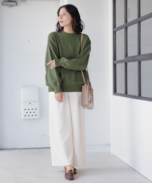 LEPSIM（レプシィム）の「スクエアハンドルショルダー　163398（ショルダーバッグ・レディース・アイボリー/ブラック/ベージュ・ONE SIZE）」の7枚目の写真