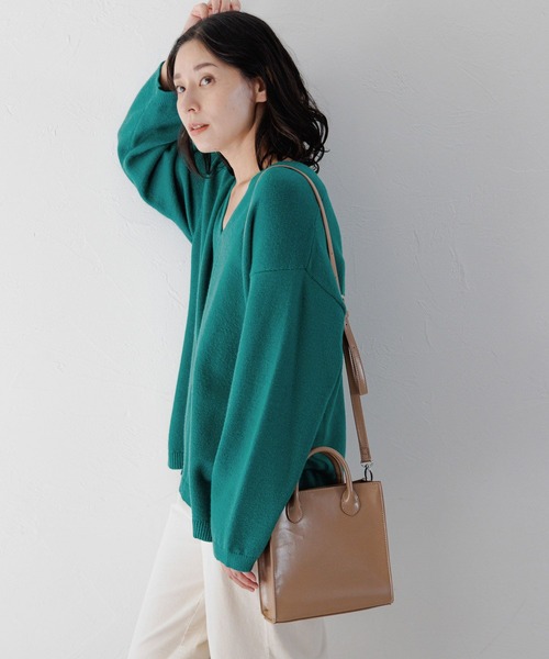 LEPSIM（レプシィム）の「スクエアハンドルショルダー　163398（ショルダーバッグ・レディース・アイボリー/ブラック/ベージュ・ONE SIZE）」の16枚目の写真