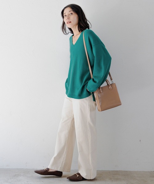 LEPSIM（レプシィム）の「スクエアハンドルショルダー　163398（ショルダーバッグ・レディース・アイボリー/ブラック/ベージュ・ONE SIZE）」の12枚目の写真