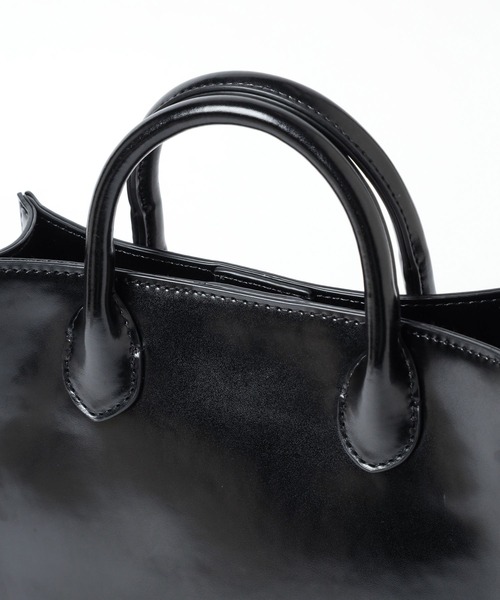 LEPSIM（レプシィム）の「スクエアハンドルショルダー　163398（ショルダーバッグ・レディース・アイボリー/ブラック/ベージュ・ONE SIZE）」の9枚目の写真