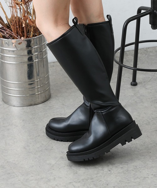 COLONY 2139（コロニートゥーワンスリーナイン）の「厚底ボリュームロングブーツ（ブーツ・レディース・ブラック・SMALL/MEDIUM/LARGE）」の2枚目の写真