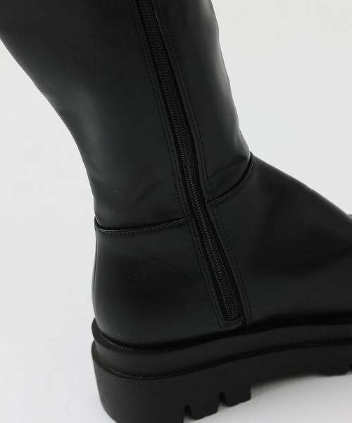COLONY 2139（コロニートゥーワンスリーナイン）の「厚底ボリュームロングブーツ（ブーツ・レディース・ブラック・SMALL/MEDIUM/LARGE）」の17枚目の写真
