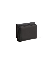 MARY QUANT フーリーデイジーパッチ Lウォレット 黒 MARY QUANT（マリークワント）の「フーリーデイジーパッチ L