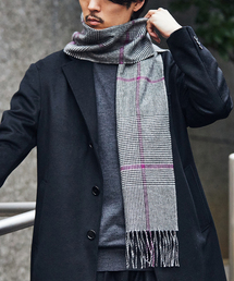 PIACENZA | 【PIACENZA / ピアチェンツァ】ILLINOIS シルクカシミヤ Wフェイス チェック マフラー(マフラー)