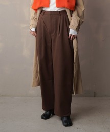 Lull | 【Lull / ルル】タックストレートパンツ(スラックス)