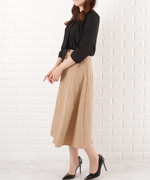 Lace Ladies(レースレディース)の「バーアクセ付きシフォンブラウス(シャツ/ブラウス・レディース・ベージュ/ホワイト/ネイビー/ブラック・L/S/M/XL)」の16枚目の写真