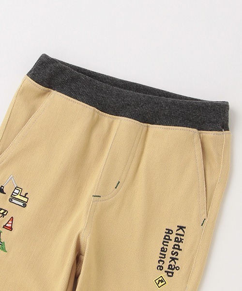 kladskap（クレードスコープ）の「働く車裾リブロング丈パンツ（その他パンツ・キッズ・ベージュ/ブラック・130cm/110cm/120cm/100cm/90cm）」の5枚目の写真