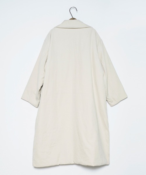 Crisp(クリスプ)の「パディングチェスターコート(チェスターコート・レディース・カーキ/ベージュ・FREE)」の20枚目の写真