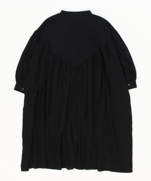 MANASTASH(マナスタッシュ)の「MANASTASH/マナスタッシュ ピンタックワンピース(シャツワンピース・レディース・ライトグリーン/ブラック・1)」の3枚目の写真