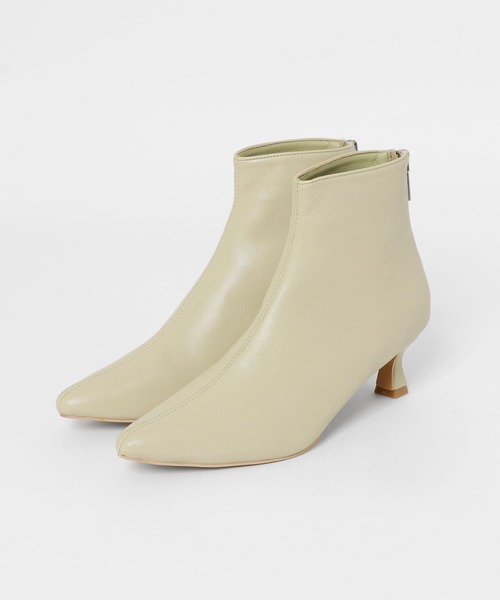 KBF（ケイビーエフ）の「ポインテッドトゥストレッチブーティー（ブーツ・レディース・グリーン系その他/ブラック・37/38/36）」の10枚目の写真