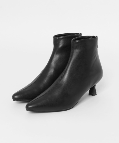 KBF（ケイビーエフ）の「ポインテッドトゥストレッチブーティー（ブーツ・レディース・グリーン系その他/ブラック・37/38/36）」の9枚目の写真