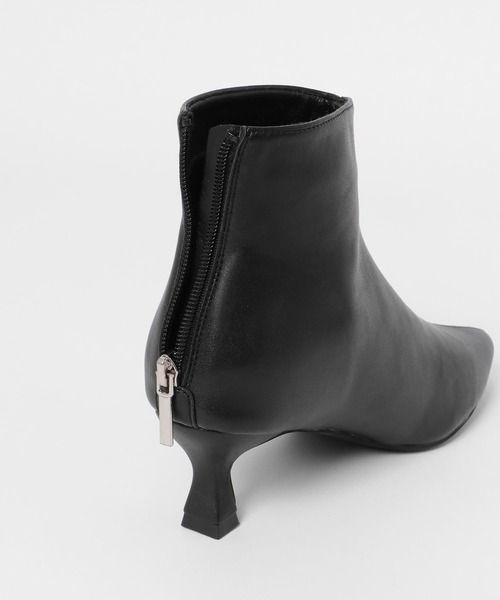 KBF（ケイビーエフ）の「ポインテッドトゥストレッチブーティー（ブーツ・レディース・グリーン系その他/ブラック・37/38/36）」の6枚目の写真