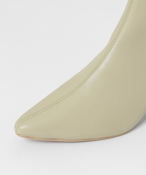 KBF（ケイビーエフ）の「ポインテッドトゥストレッチブーティー（ブーツ・レディース・グリーン系その他/ブラック・37/38/36）」の3枚目の写真