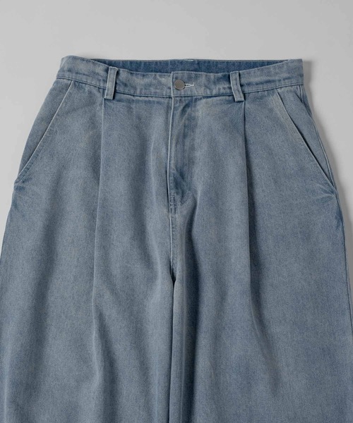 neez.（ニーズ）の「ワイドバルーンデニムジョガーパンツ（デニムパンツ・メンズ・ブラック/ライトブルー/ネイビー・SMALL/MEDIUM/LARGE）」の8枚目の写真